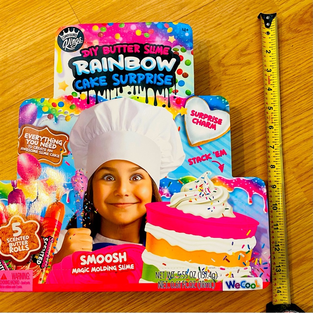 Slime kit butter soft Rainbow Cake Surprise Kit. The best Slime XL arts crafts